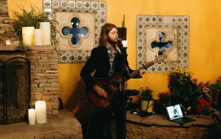 musician at wedding at el encanto