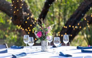 outside wedding at el encanto