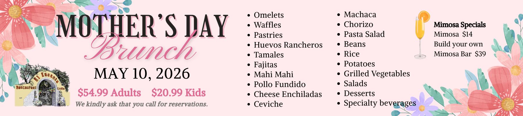 El Encanto Mothers Day Brunch Buffet 2026 Cave Creek